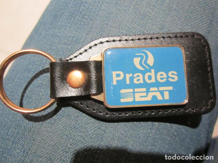 Coleccionismo de llaveros: Llavero SEAT concesionario Prades antiguo