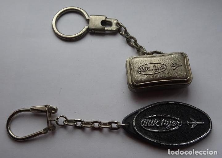 Coleccionismo de llaveros: Llaveros Mik Flyer aviacion maleta maletas llavero avion aviones