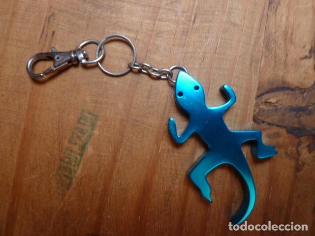 Coleccionismo de llaveros: Llavero lagartija metal