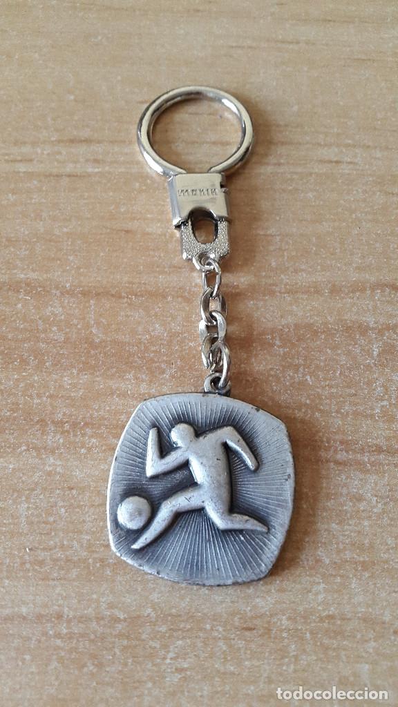 Sammlung von Schl&uuml;sselanh&auml;ngern: LLAVERO DE LA RFEF R.F.E.F - REAL FEDERACION ESPA&Ntilde;OLA DE FUTBOL VER FOTOS