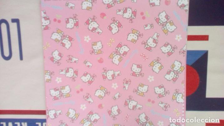 Coleccionismo de llaveros: HELLO KITTY HOJA DE OREGAMI 15 X 15 CMS