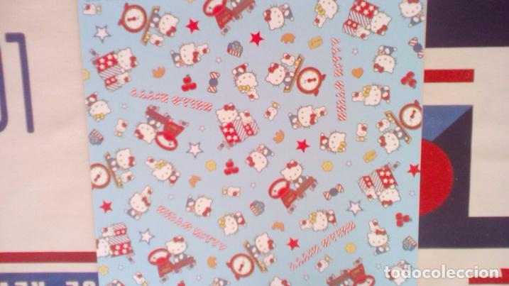 Coleccionismo de llaveros: HELLO KITTY HOJA DE OREGAMI 15 X 15 CMS