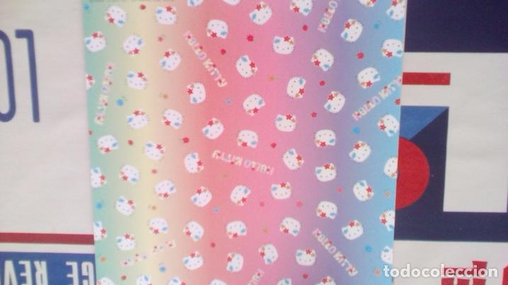 Coleccionismo de llaveros: HELLO KITTY HOJA DE OREGAMI 15 X 15 CMS