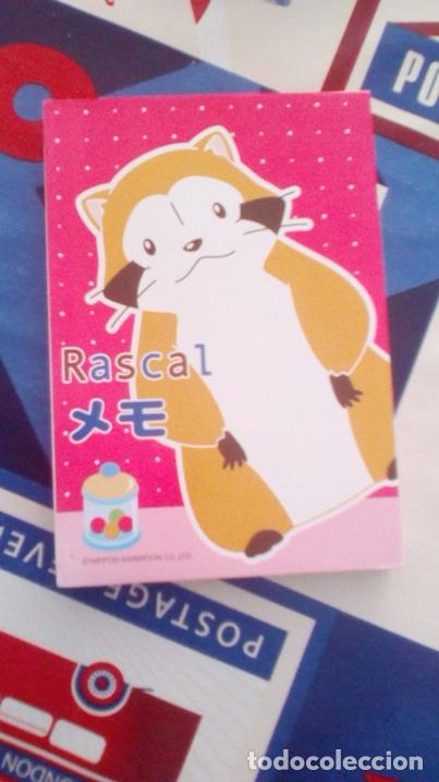 Collectionnisme de portes-cl&eacute;s: ARAIGUMA RASCAL HELLO RASCAL THE RACOON EL MAPACHE NOTE BOOK