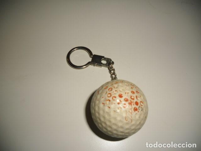 Coleccionismo de llaveros: LLAVERO RETRO ANTIGUO BOLA GOLF - Foto 1