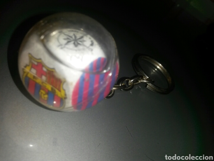 Coleccionismo de llaveros: LLAVERO BAR&Ccedil;A DADO SUMERGIDO - Foto 1