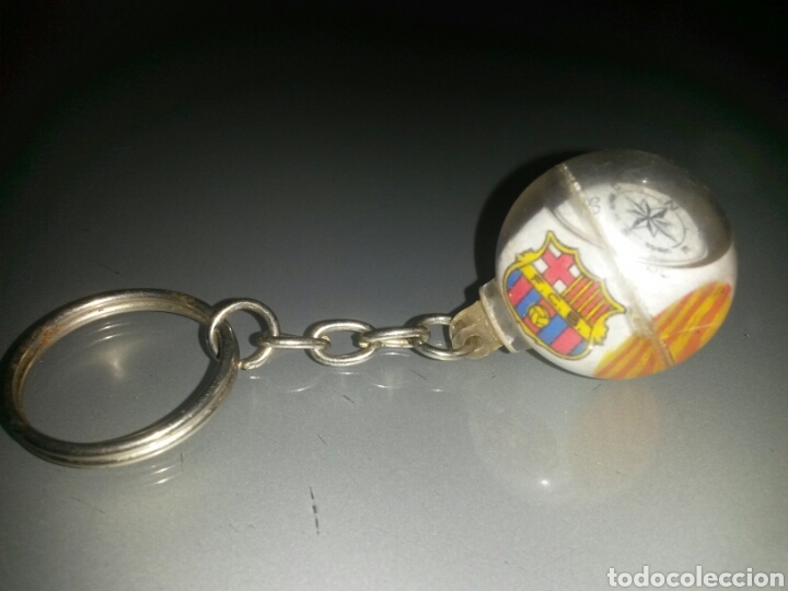 Coleccionismo de llaveros: LLAVERO BAR&Ccedil;A DADO SUMERGIDO - Foto 2