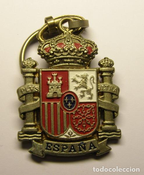 Coleccionismo de llaveros: Llavero con escudo de Espa&ntilde;a. - Foto 2