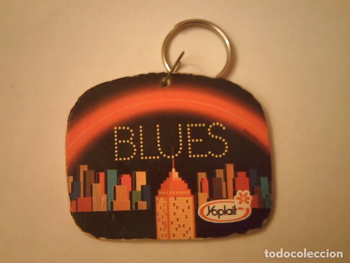 Coleccionismo de llaveros: Llavero yoplait blues - Foto 1