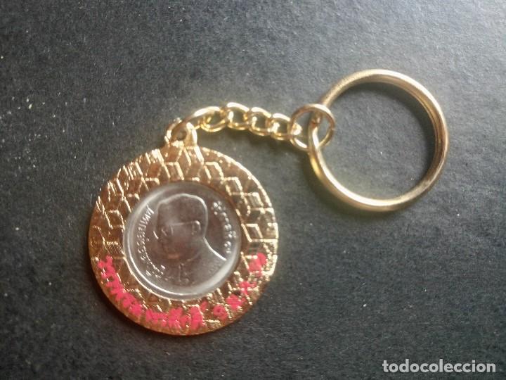 Coleccionismo de llaveros: llavero con moneda - Foto 1