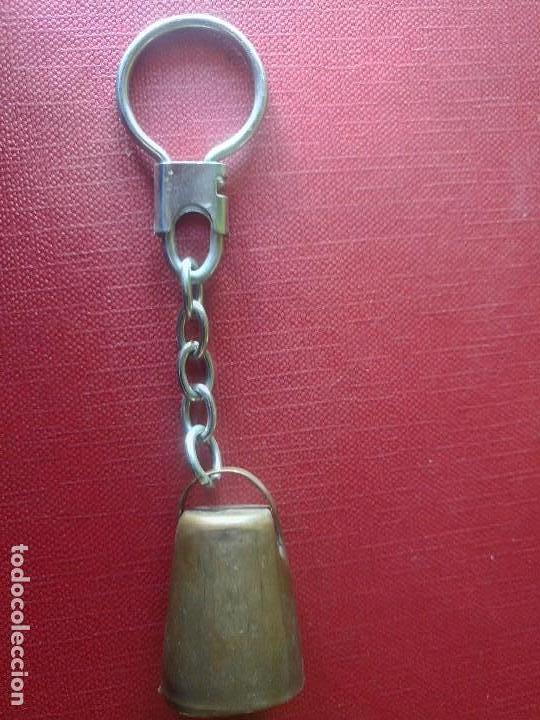 Coleccionismo de llaveros: llavero antiguo campana cencerro - Foto 1