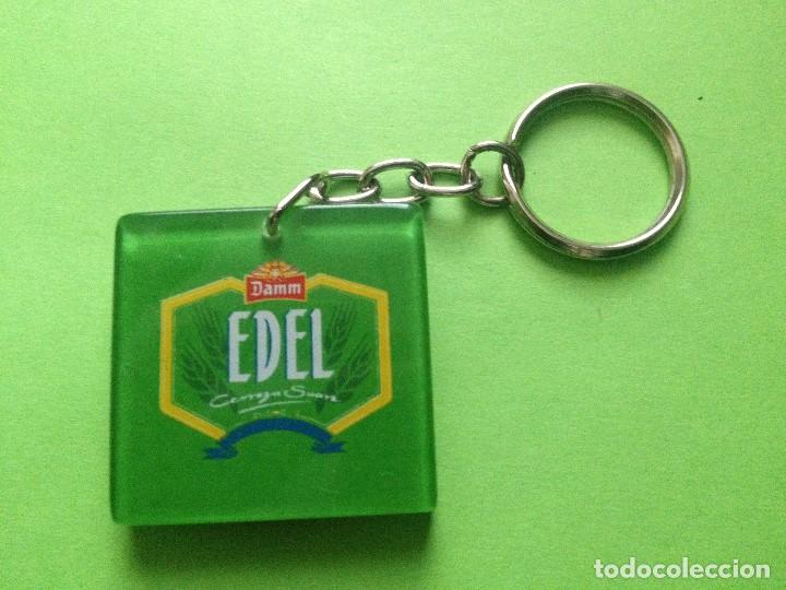 Coleccionismo de llaveros: LLAVERO - CERVEZA DAMM EDEL - BOTELLA BOTELLAS CERVEZAS BEBIDAS