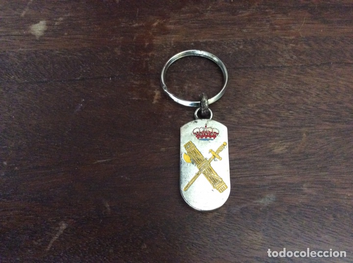 Sammlung von Schl&uuml;sselanh&auml;ngern: Llavero antiguo Guardia Civil, a&ntilde;o Xacobeo . Raro