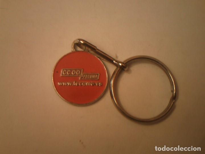 Coleccionismo de llaveros: Llavero CC.OO - Foto 2