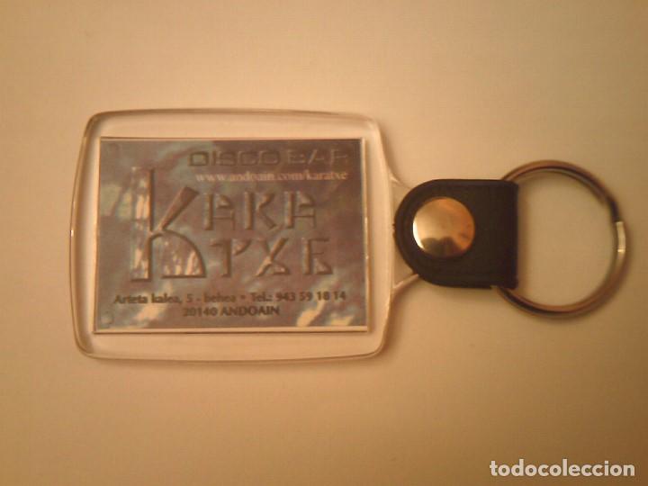 Coleccionismo de llaveros: Llavero disco bar karatxe - Foto 2