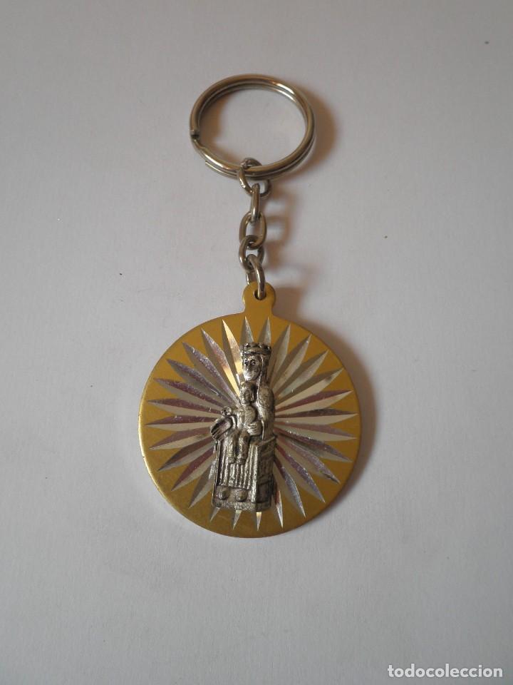 Colecionismo de porta-chaves: LLAVERO ANTIGUO VIRGEN DE MONSERRAT NUESTRA SE&Ntilde;ORA DE MONSERRAT