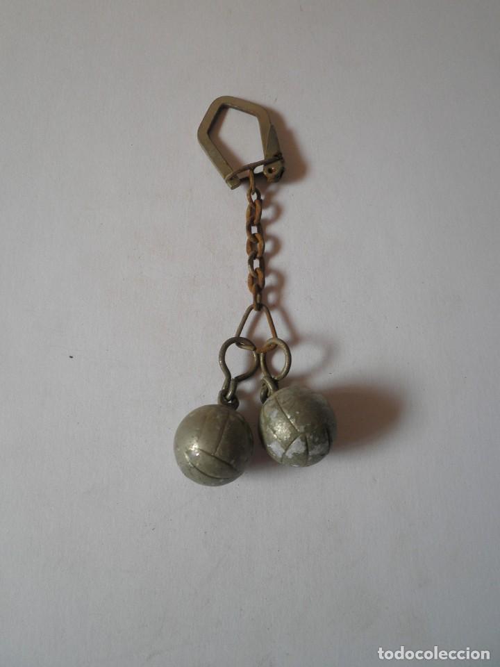 Colecionismo de porta-chaves: LLAVERO ANTIGUO DOS BALONES FUTBOL