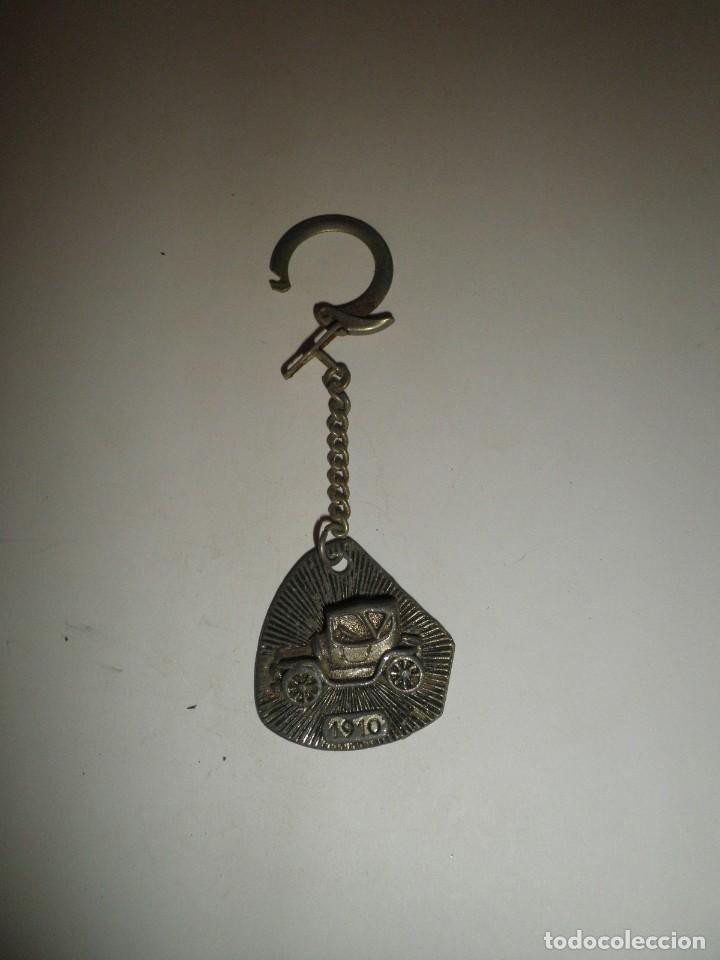 Collection of Keychains: LLAVERO ANTIGUO COCHE EPOCA 1910