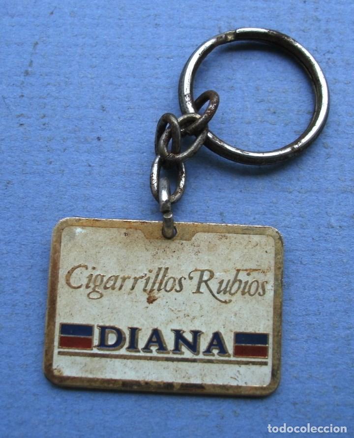 Coleccionismo de llaveros: llavero cigarillos rubios diana - Foto 2