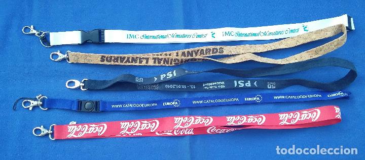 Coleccionismo de llaveros: Lote de 5 lanyard - Foto 1