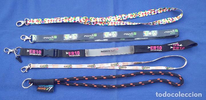 Coleccionismo de llaveros: Lote de 5 lanyard - Foto 1