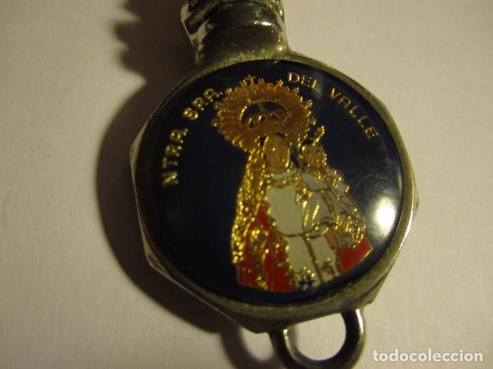 Coleccionismo de llaveros: antiguo llavero nuestra se&ntilde;ora del valle - Foto 2