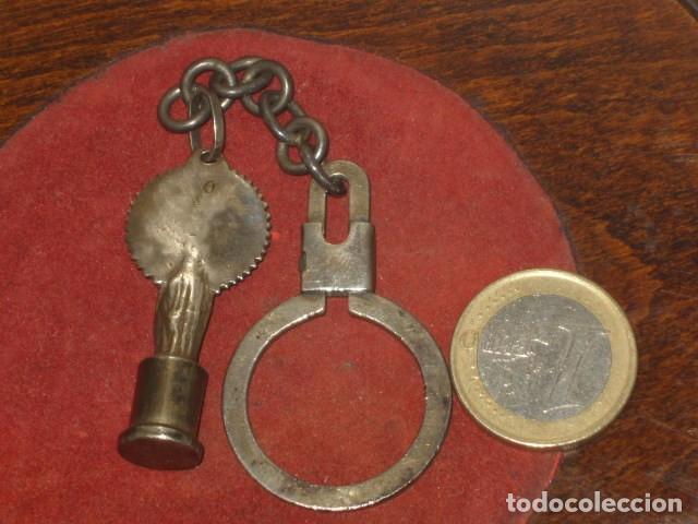 Coleccionismo de llaveros: LLAVERO DE PLATA MACIZO DE LA VIRGEN DEL PILAR. - Foto 5