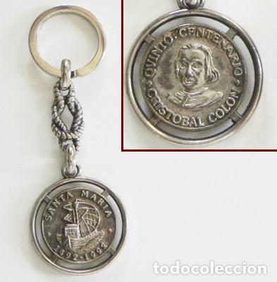 Coleccionismo de llaveros: LLAVERO - SANTA MAR&Iacute;A - CRIST&Oacute;BAL COL&Oacute;N - 1942 1992 - QUINTO CENTENARIO - NAO EN RELIEVE
