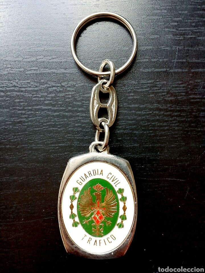 Sammlung von Schl&uuml;sselanh&auml;ngern: Llavero Guardia Civil Tr&aacute;fico Ntra. Sra. del Pilar Patrona GC