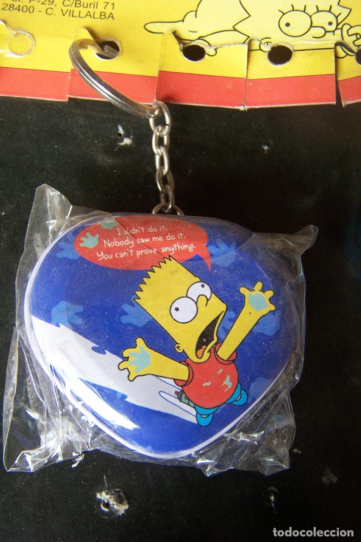 Coleccionismo de llaveros: llavero cajita los simpsons