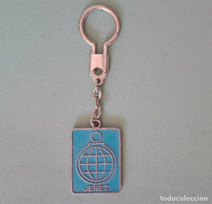 Coleccionismo de llaveros: Llavero antiguo caja de ahorros de Jerez