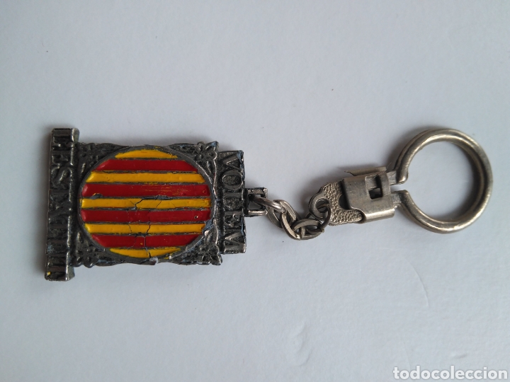 Coleccionismo de llaveros: LLAVERO VOLEM LESTATUT GENERALITAT DE CATALUNYA - Foto 1