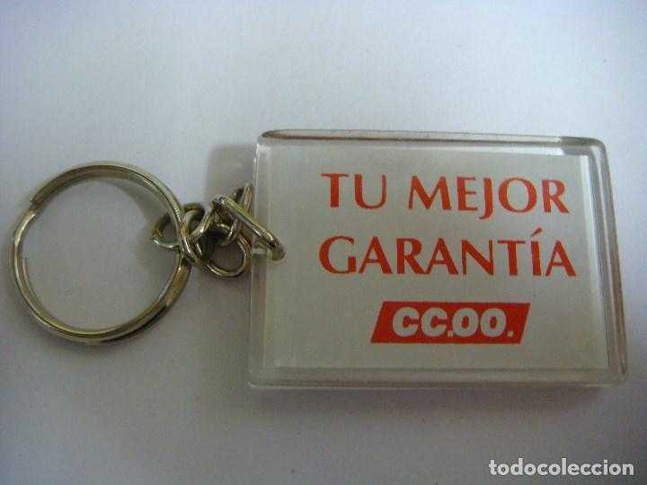 Coleccionismo de llaveros: LLAVERO DE CC.OO.ALIMENTACION TU MEJOR GARANTIA (#)