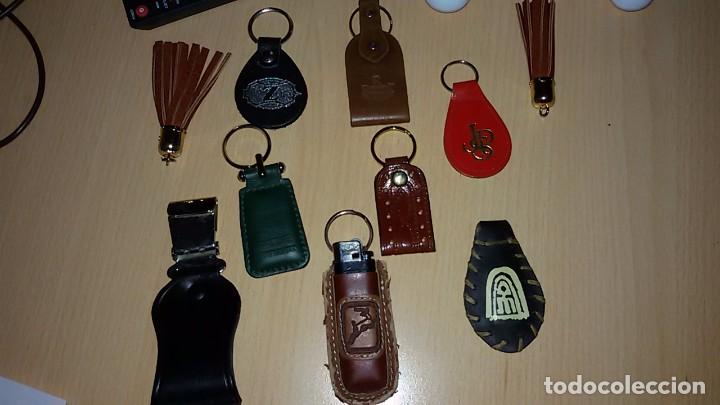 Coleccionismo de llaveros: LOTE 7 LLAVEROS DE CUERO - Foto 1