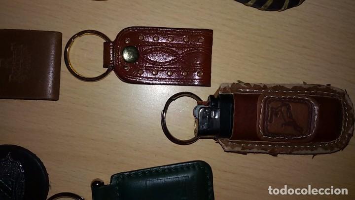 Coleccionismo de llaveros: LOTE 7 LLAVEROS DE CUERO - Foto 4