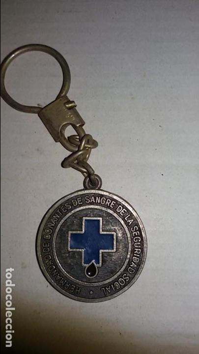 Collectionnisme de portes-cl&eacute;s: LLAVERO HERMANDAD DE DONANTES DE SANGRE DE LA SEGURIDAD SOCIAL