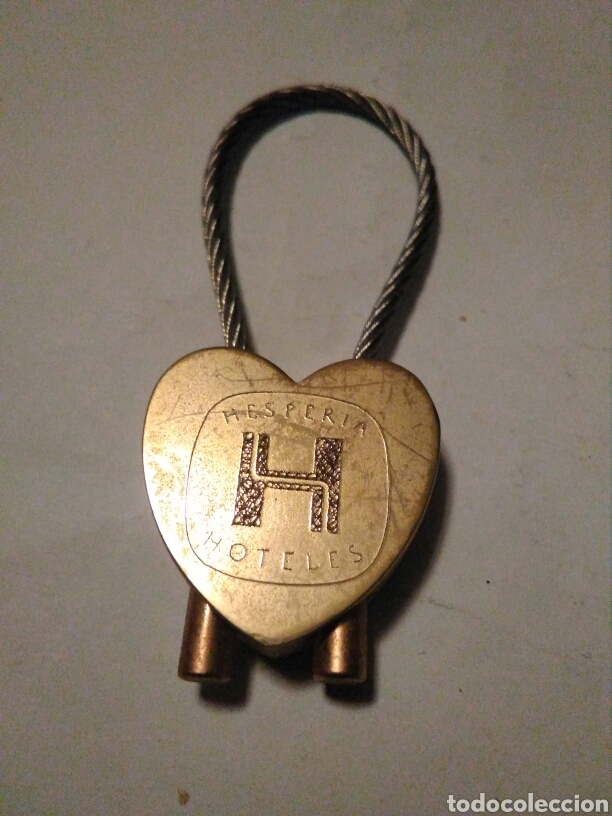Coleccionismo de llaveros: Llavero Hotel Hesperia con corazon - Foto 1