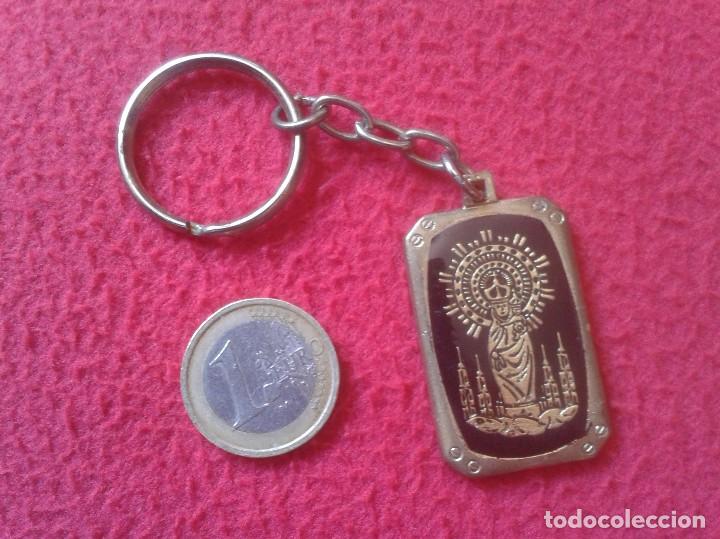 Coleccionismo de llaveros: LLAVERO KEYRING PORTA-CL&Eacute; KEYCHAIN RELIGIOSO RELIGI&Oacute;N RECUERDO DE ZARAGOZA, VIRGEN DEL PILAR ? VER F