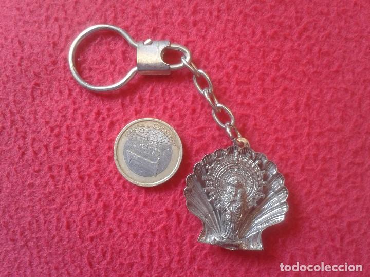 Coleccionismo de llaveros: LLAVERO KEYRING PORTA-CL&Eacute; KEYCHAIN RELIGIOSO RELIGI&Oacute;N CONCHA CAMINO DE SANTIAGO ?? VIRGEN DEL PILAR?