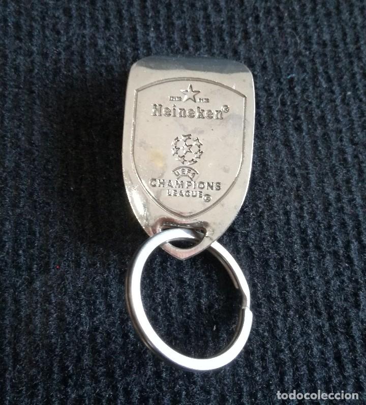 Coleccionismo de llaveros: Llavero abridor heineken champions league