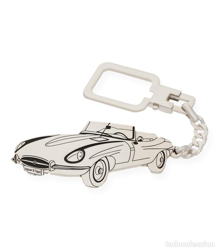 Coleccionismo de llaveros: A Jaguar Classic E type key-ring