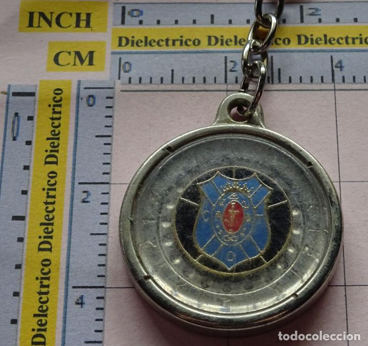Collection of Keychains: LLAVERO DE DEPORTES. F&Uacute;TBOL. CLUB DEPORTIVO TENERIFE. A&Ntilde;OS 70 80. BIGASTRO ALICANTE