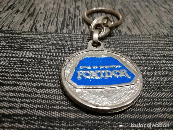 Coleccionismo de llaveros: LLAVERO MET&Aacute;LICO VINTAGE DE AGUA MINERAL FONTDOR &middot; PESO: 22 GRAMOS