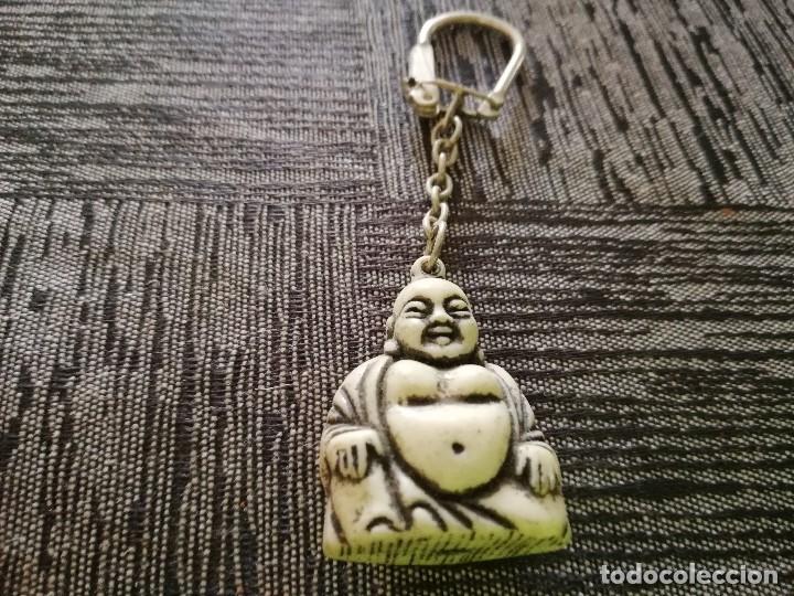 Coleccionismo de llaveros: LLAVERO VINTAGE BUDA DE PL&Aacute;STICO (PESO: 7 GRAMOS)