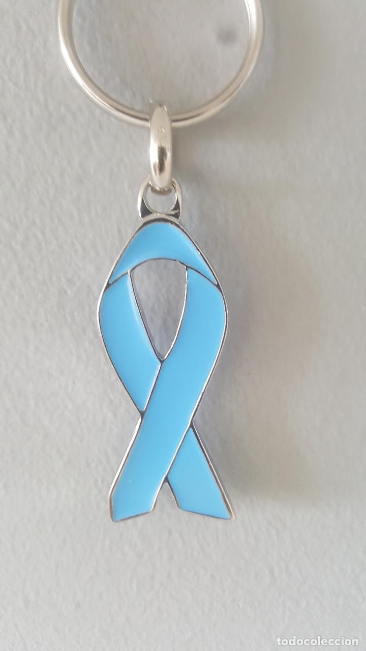Coleccionismo de llaveros: llavero...... lazo azul - Foto 1