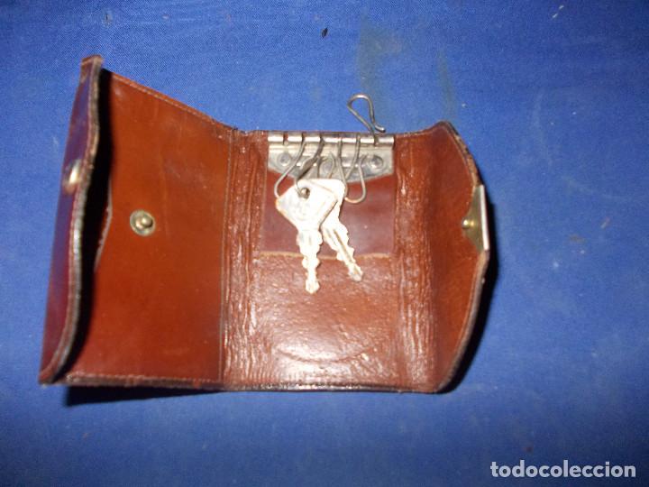 Coleccionismo de llaveros: llavero de cuero antiguo - Foto 3