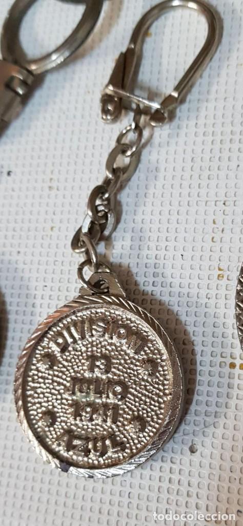 Coleccionismo de llaveros: llavero division azul