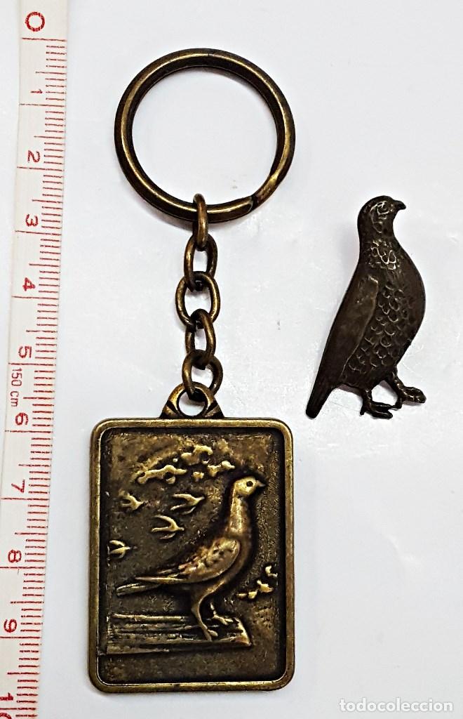 Collectionnisme de portes-cl&eacute;s: Llavero y Pin. Dos caras diferentes.