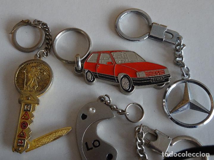 Coleccionismo de llaveros: LOTE DE LLAVEROS DIFERENTES FORMAS - Foto 2