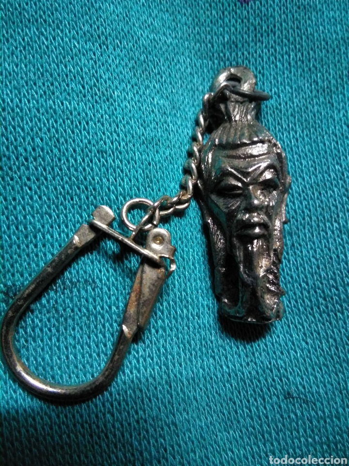 Sammlung von Schl&uuml;sselanh&auml;ngern: Llavero cabeza busto oriental chino